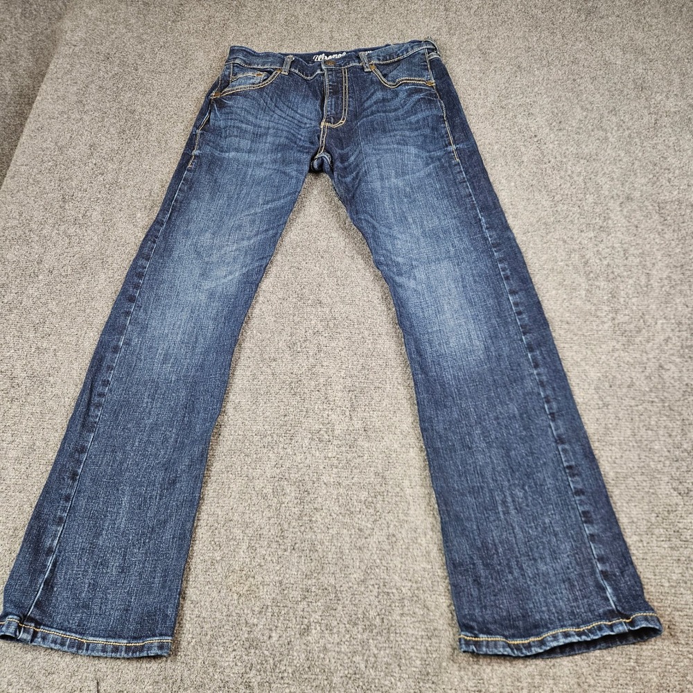 Wrangler Retro Slim Bootcut Jeans Mens 32x32 Dark Wash Western 10WLT77LY